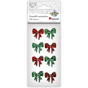 Kryształki samoprzylepne KOKARDKI (8 sztuk) 627589 24MH0310 TITANUM