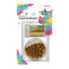 Brokat 8g i konfetti gwiazdki 10g złoty 307631 TITANUM