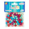Koraliki plastikowe 10mm, mix kol. op.60 szt. PJ-0644 ALIGA