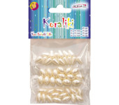 Koraliki perłowe plastikowe mix rozm. 45szt. PJ-7889 ALIGA
