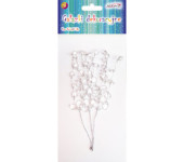 Gałązki dekoracyjne z kryształkami 7,5x14,5cm DPG-8091 ALIGA
