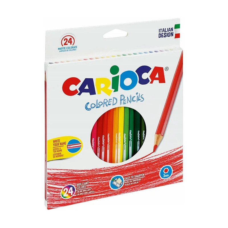 Kredki ołówkowe CARIOCA 24k 170-1464