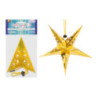 Gwiazda hologramowa złota 3D 30cm GW-7407 ALIGA