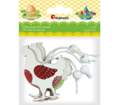 Ozdoba drewniana Craft-Fun Series Kura zawieszka 494410 TITANUM