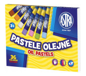 Pastele olejne zestaw 36 kolorów kredki 313115001 ASTRA