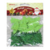 Naklejki z pianki choinki brokatowe (50 szt.) PVX09 BREWIS