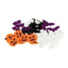 Naklejki z pianki HALLOWEEN dynie, duchy, koty,pajęczyny, nietoperze (40 szt.) PVH1 BREWIS