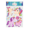 Naklejki wypukłe JEDNOROŻCE mix wzorów 28x35cm NK-0155 ALIGA