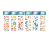 Naklejki wypukłe JEDNOROŻCE mix 7x17cm NK-8504 ALIGA