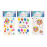 Naklejki BALONY/URODZINY mix 8x12cm NK-8948 ALIGA