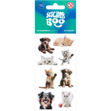 Naklejki 66x126mm ZWIERZĘTA DOMOWE 550331 STICKERBOO Naklejki 66x126mm ZWIERZĘTA DOMOWE 550331 STICKERBOO