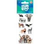 Naklejki 66x126mm DZIKIE ZWIERZĘTA 550332 STICKERBOO