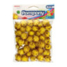 Pompony metaliczne 2cm złote (40 szt.) POM22 BREWIS