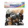 Pompony zwierzęta 54 szt. POM16 BREWIS
