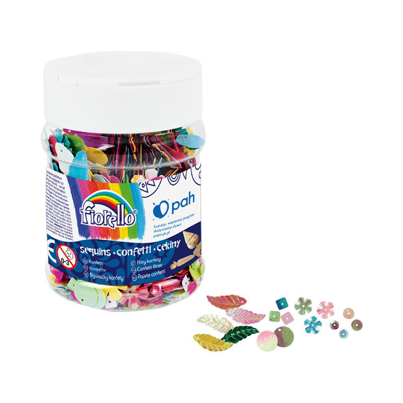 Cekiny konfetti MIX GR-C70-M FIORELLO słoik 70g. 170-2538