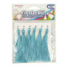 Frędzelki (chwosty ozdobne) FR3 (6 sztuk) 8 cm jasno niebieskie BREWIS