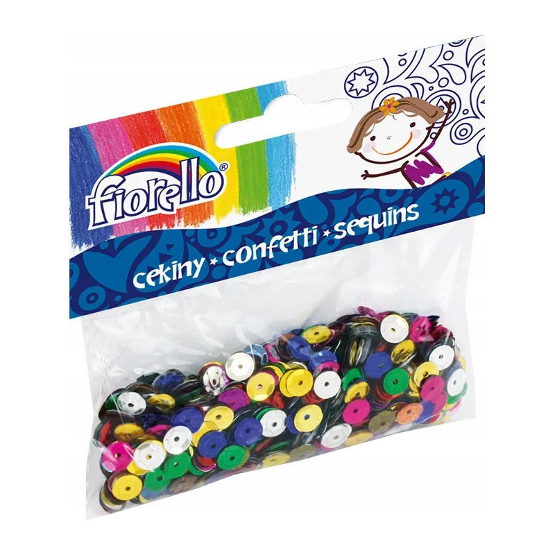 Cekiny konfetti FIORELLO kółka łamane GR-C14-7 170-2241