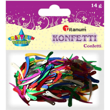 Konfetti kość słoniowa mix kolorów 14g 284857 TITANUM Konfetti kość słoniowa mix kolorów 14g 284857 TITANUM