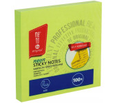 Bloczek samoprzylepny 75x75mm 100k zielony neonowy MB100-22-100 MEMOBE