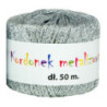 Kordonek metalizowany 2mmx50m srebrny KOB-02 ALIGA
