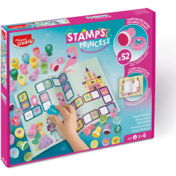 Kolorowe Stempelki Świat Księżniczek Creativ 907072 MAPED Kolorowe Stempelki Świat Księżniczek Creativ 907072 MAPED
