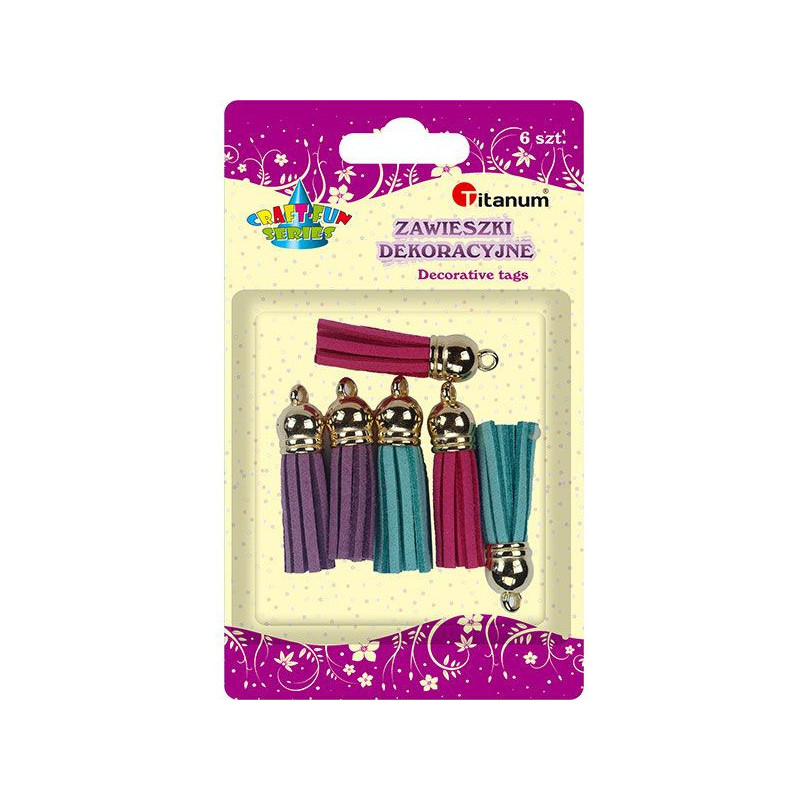 Zawieszki dekoracyjne FRĘDZLE 6szt. 373287 TITANUM