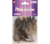 Piórka mix kolorów 3-8 mm (24 szt.) P-2519 ALIGA