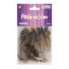 Piórka mix kolorów 3-8 mm (24 szt.) P-2519 ALIGA