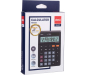 Kalkulator 12-pozycyjny czarny M01320 DELI
