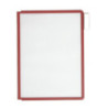 Panel informacyjny A4 (5 sztuk) czerwony (ramka) 560603 SHERPA DURABLE