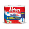 Ręcznik VELVET JUMBO Duo (2 sztuki) 2x240 listków 50m 2 warstwy 21x22,5cm 400g 100%celuloza 61251669