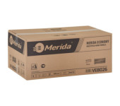 Ręcznik ZZ V-FOLD biały 23x25cm 1 warstwa makulatura (20x200) 4000składek PZ26/VEB026 MERIDA ECONOMY