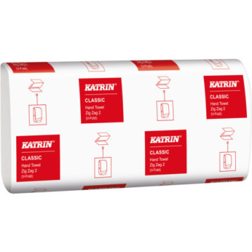 Ręcznik ZZ KATRIN biały 2w 20x150listków CLASSIC 65944/431468/36180 karton Ręcznik ZZ KATRIN biały 2w 20x150listków CLASSIC 65944/431468/36180 karton