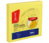 Bloczek samoprzylepny 75x75mm 100k żółty neonowy MB100-20-100 MEMOBE