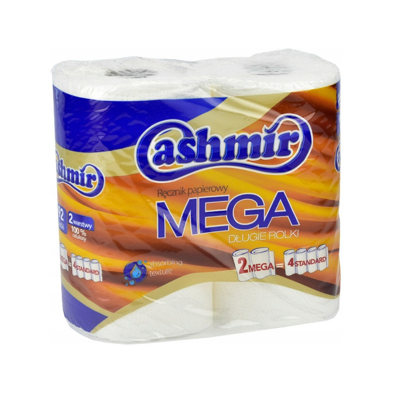 Ręcznik kuchenny CASHMIR MEGA (2 rolki) 2 warstwy 100% celuloza 225301