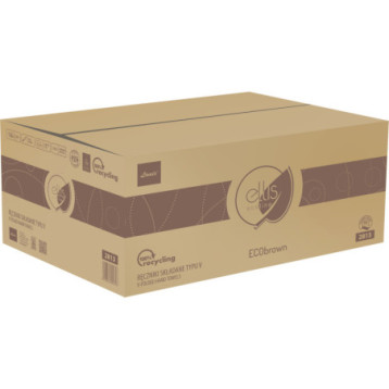Ręcznik składany typu V-V brązowy 3000składek 2w 24x21cm makulatura Ecobrown ELLIS ECOLINE 2813 Ręcznik składany typu V-V brązowy 3000składek 2w 24x21cm makulatura Ecobrown ELLIS ECOLINE 2813
