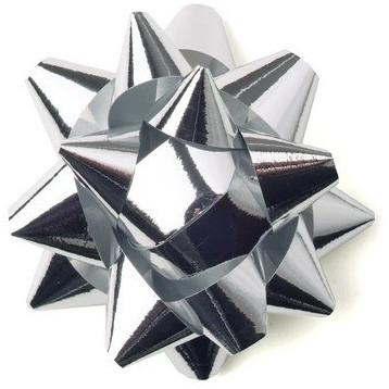 Rozetka 3 7,5cm srebrna (12) ALIGA ROZ-75-SR