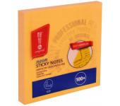Bloczek samoprzylepny 75x75mm 100k pomarańczowy neonowy MB100-21-100 MEMOBE