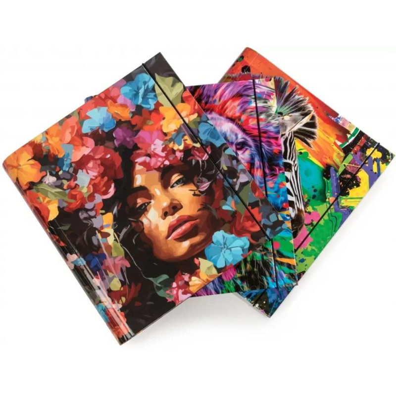 Segregator ringowy A4 4cm /2R PORTRET kolekcja AFRYKA 056/97 VauPe