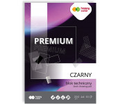 Blok techniczny A4 10k 220g czarny PREMIUM HA 3722 2030-9 HAPPY COLOR