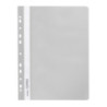 Skoroszyt na dokumenty miękki A4 wpinany do segregatora 20 sztuk szary SPP-02-07 BIURFOL