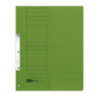 Skoroszyt wpinany do segregatora hakowy 1/2 A4 zielony kartonowy 100551893 ELBA