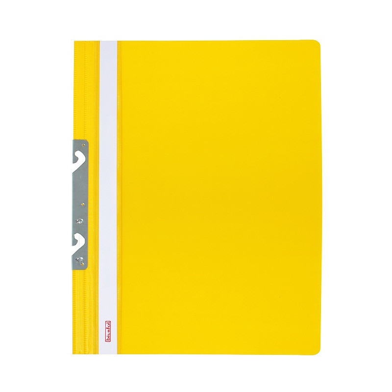 Skoroszyt na dokumenty twardy A4 z metalową zawieszką 20 sztuk żółty ST-10-04 BIURFOL