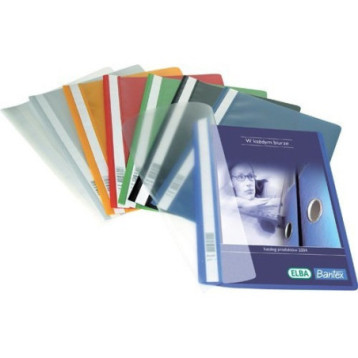 Skoroszyty na dokumenty A4 PP żółty 25 sztuk 400076727 BANTEX BUDGET