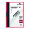 Skoroszyt zaciskowy A4 1-30k 220003 czerwony DURACLIP Original DURABLE