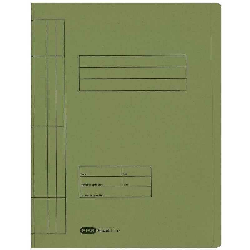 Skoroszyt na dokumenty kartonowy A4 zielony 100090781 ELBA