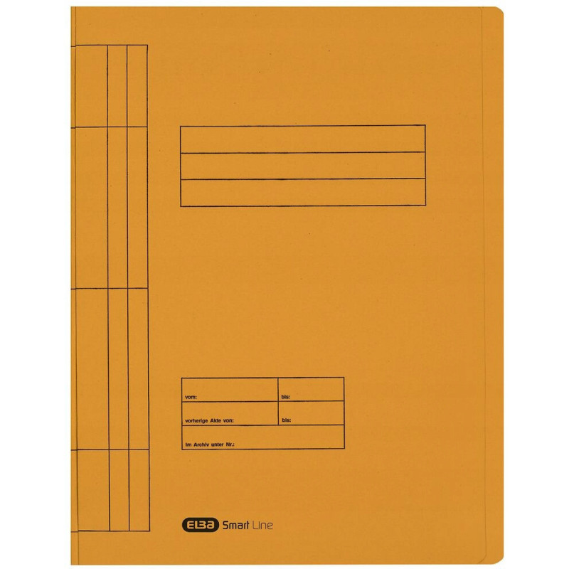Skoroszyt na dokumenty kartonowy A4 żółty 100090778 ELBA