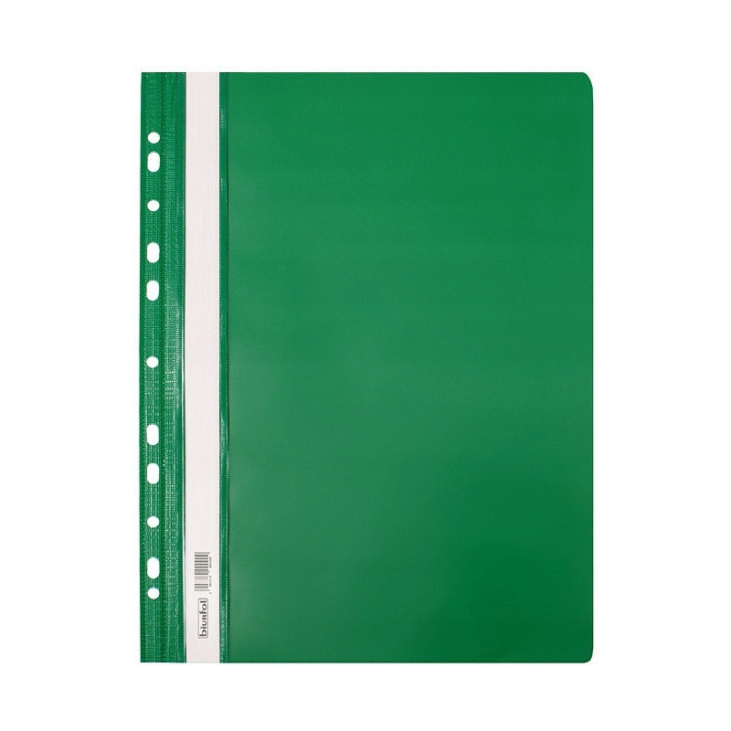 Skoroszyt na dokumenty twardy A4 wpinany do segregatora 10 sztuk zielony SH-01-02 BIURFOL
