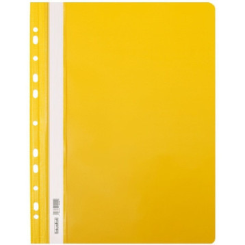 Skoroszyt na dokumenty twardy A4 wpinany do segregatora 10 sztuk żółty SH-01-04 BIURFOL