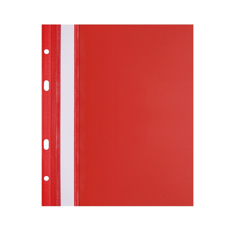 Skoroszyt na dokumenty twardy A5 wpinany do segregatora 10 sztuk czerwony SH-11-01 BIURFOL